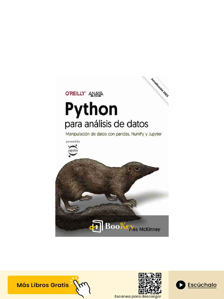 Python para Análisis de Datos PDF | PDF | Python (lenguaje de ...