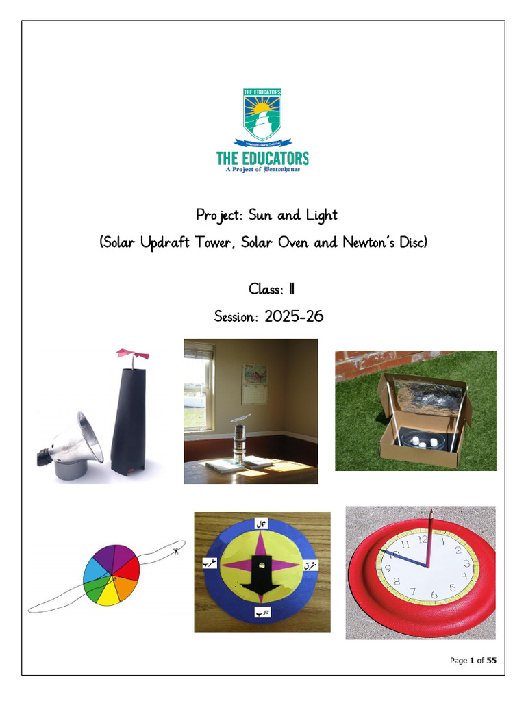 Class II Sun and Light Project | PDF | Light | Rainbow