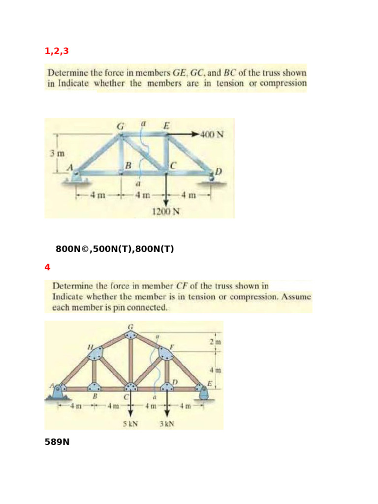 Test Truss | PDF