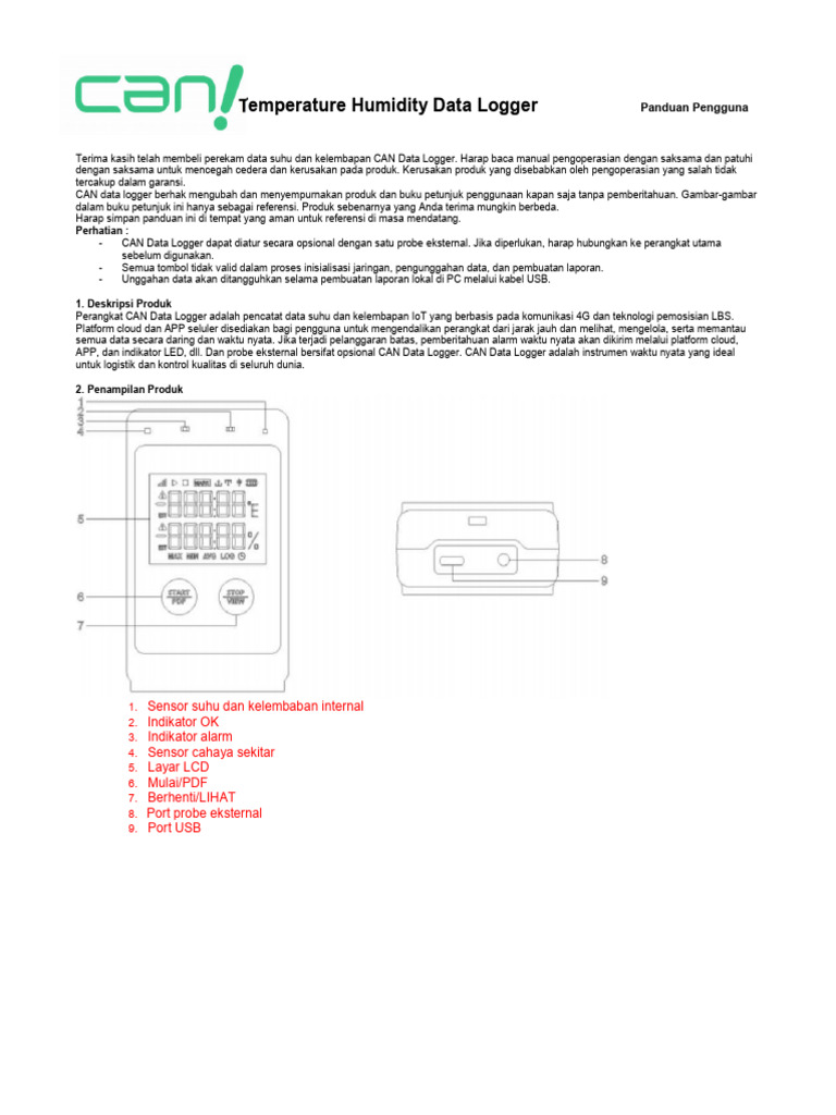 CAN Data Logger Manual | PDF