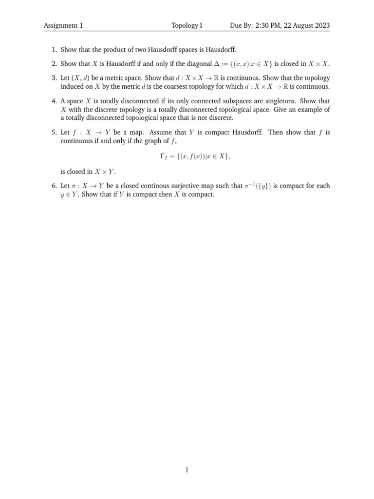 Assignment 1 | PDF