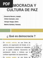 Democracia y Cultura de Paz
