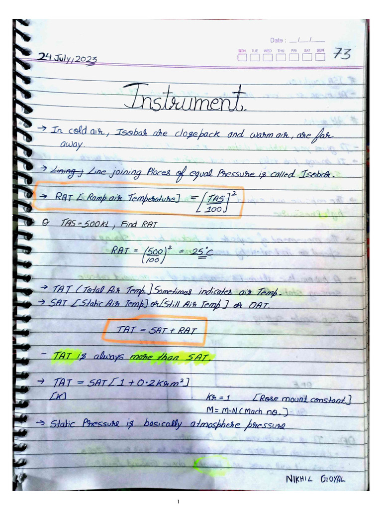 Nikhilgoyal Instrument Notes?? | PDF