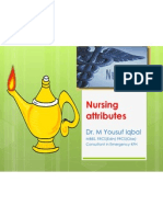 Nursing Attributes: Dr. M Yousuf Iqbal