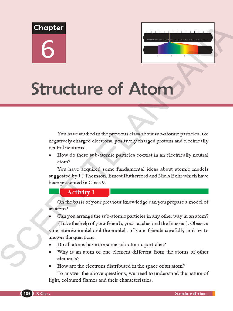 Structure of Atom | PDF | Electromagnetic Spectrum | Atomic Orbital