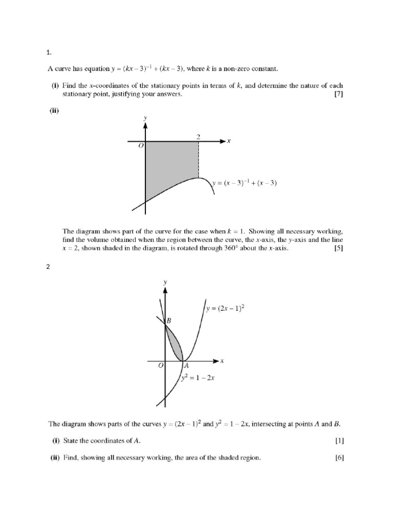 Calculus - As Level | PDF