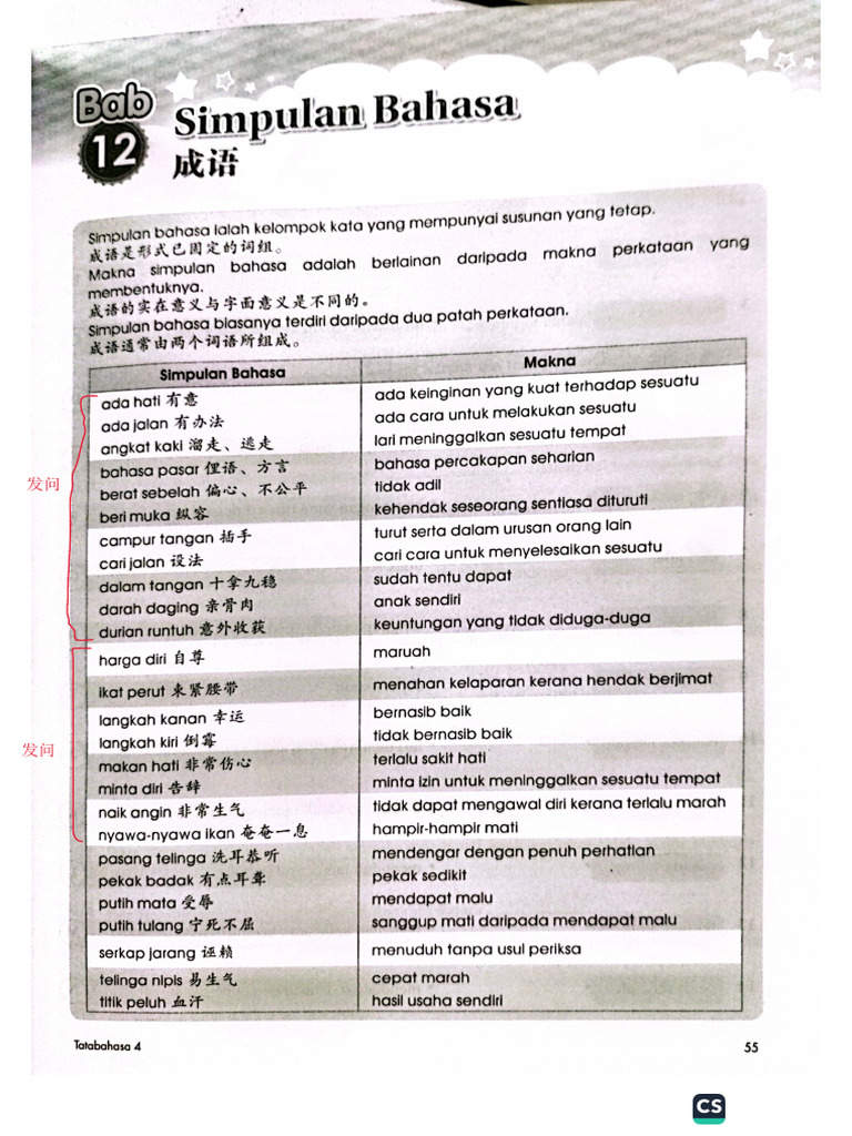 Bab 12 _Simpulan Bahasa | PDF