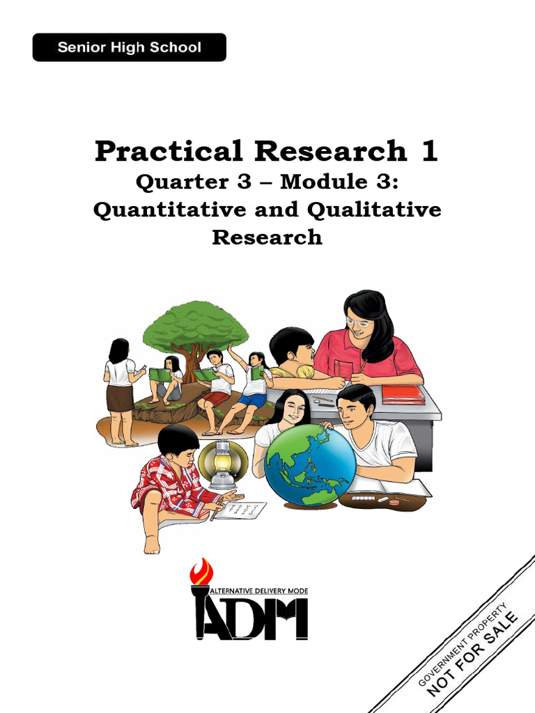 PR 1 Q3 Module 3-4 (W3-W4) | PDF | Qualitative Research | Methodology