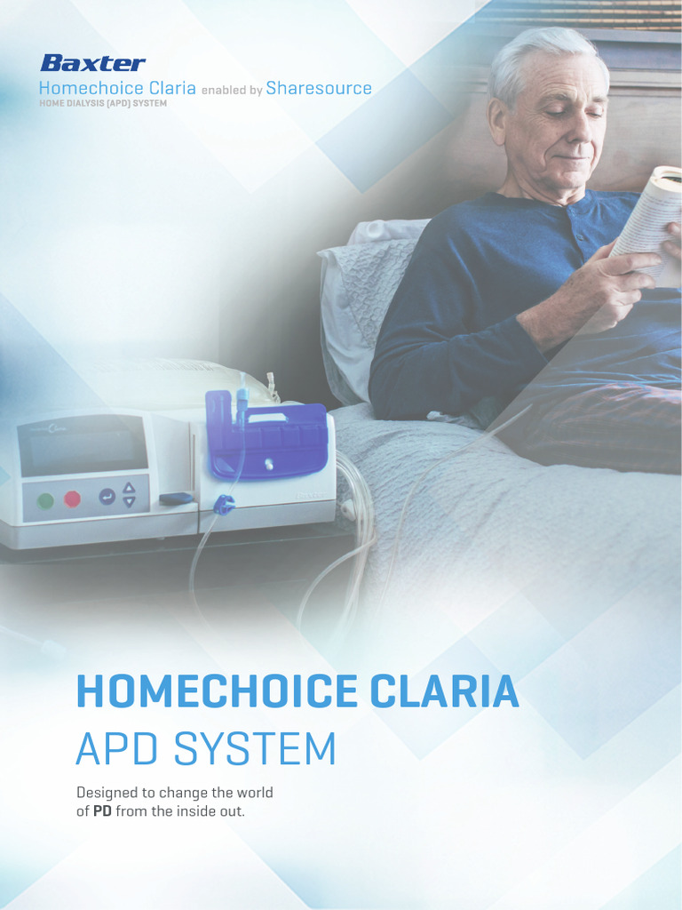 Baxter PD Homechoice Claria Brochure介绍资料 | PDF | Patient | Medicine