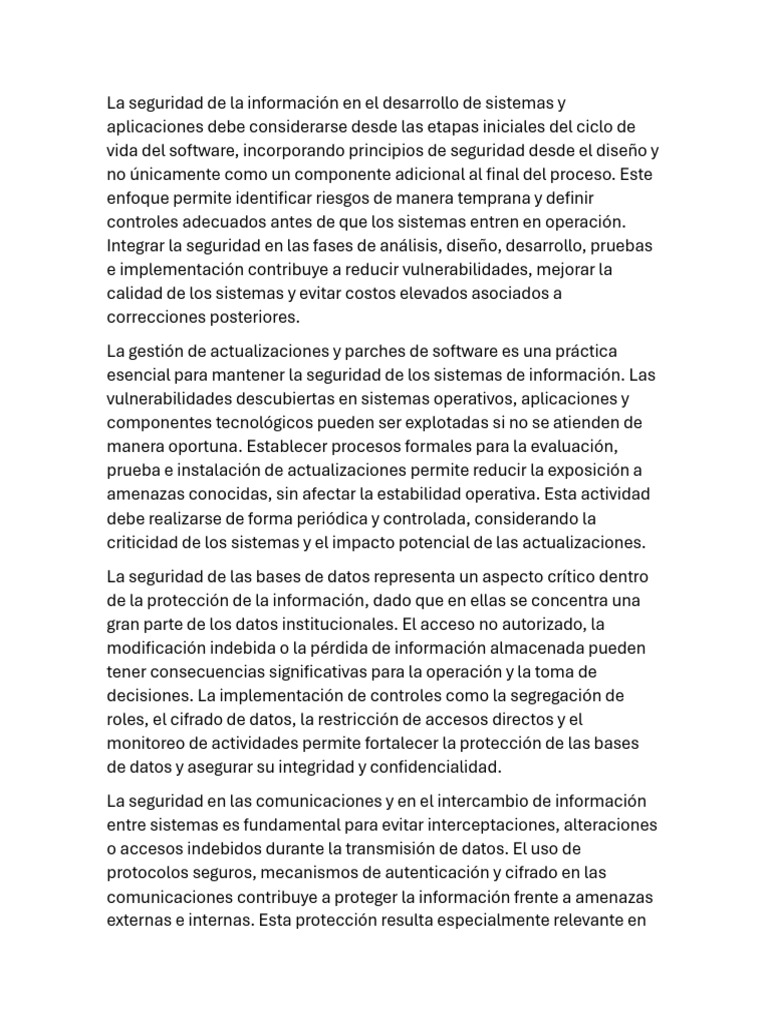 La Gestión de La Seguridad de La Información - 1 | PDF | La seguridad ...