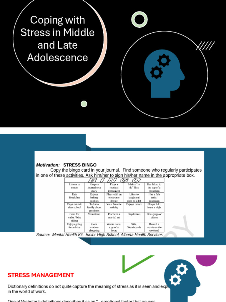 Week 8 d2 Coping With Stress | PDF | Stress (Biology) | Fight Or Flight ...