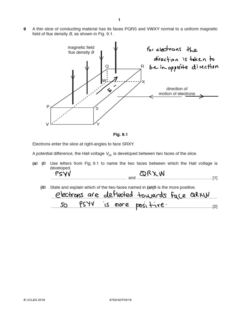 Summary Questions - Magnetic Fields - MR Ayesu | PDF | Magnetic Field ...