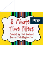 5 Minute Time Fillers PDF