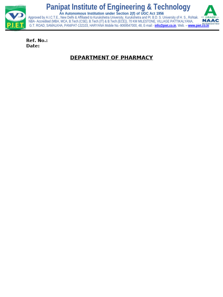 Letter Head Autonomous | PDF