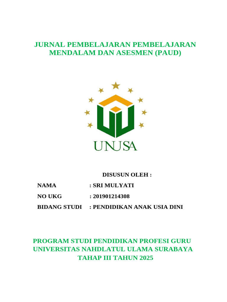 Jurnal Pembelajaran Pembelajaran Mendalam Dan Asesmen | PDF