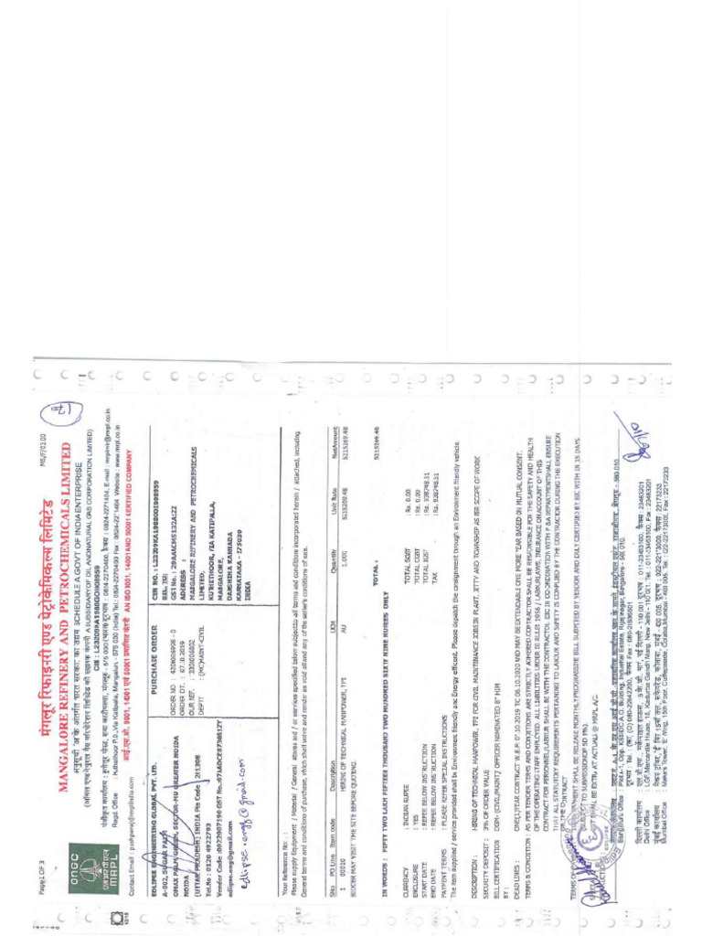 MRPL | PDF