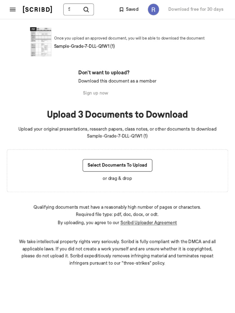 Upload A Document - Scribd | PDF | Scribd