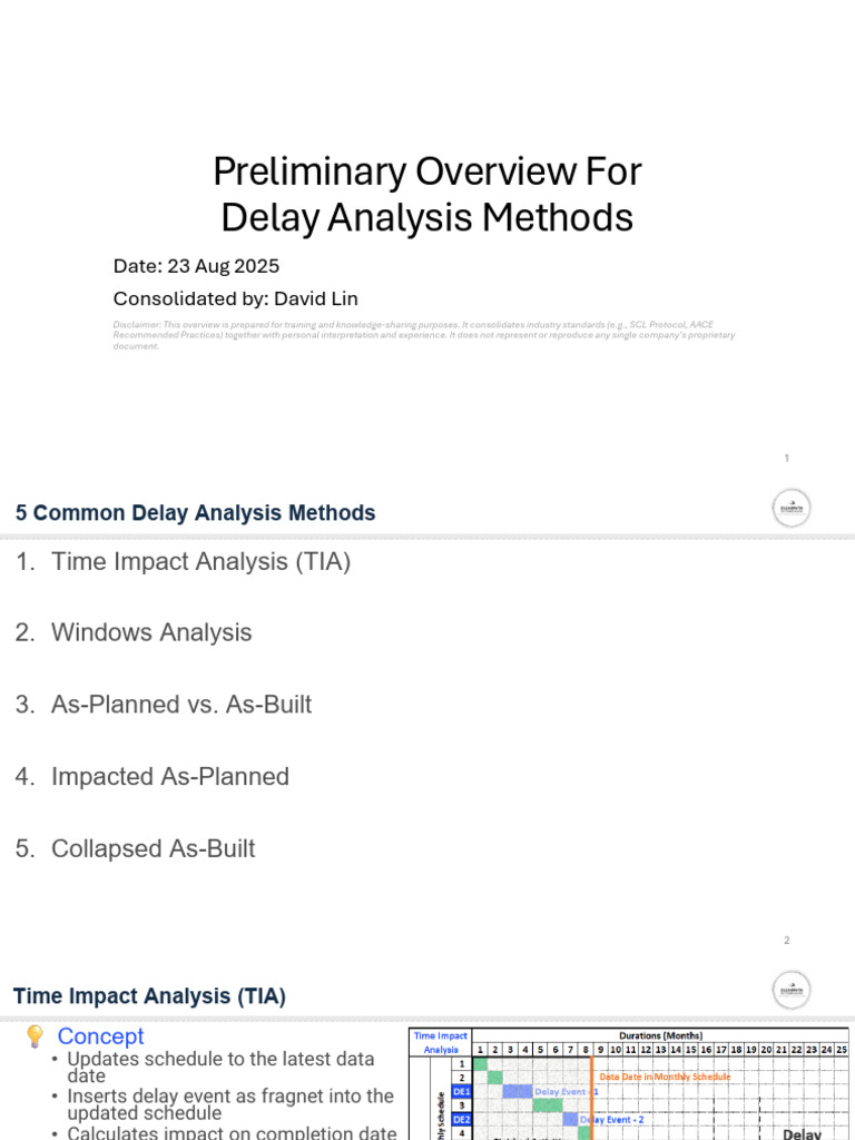 Delay Analysis Method | PDF