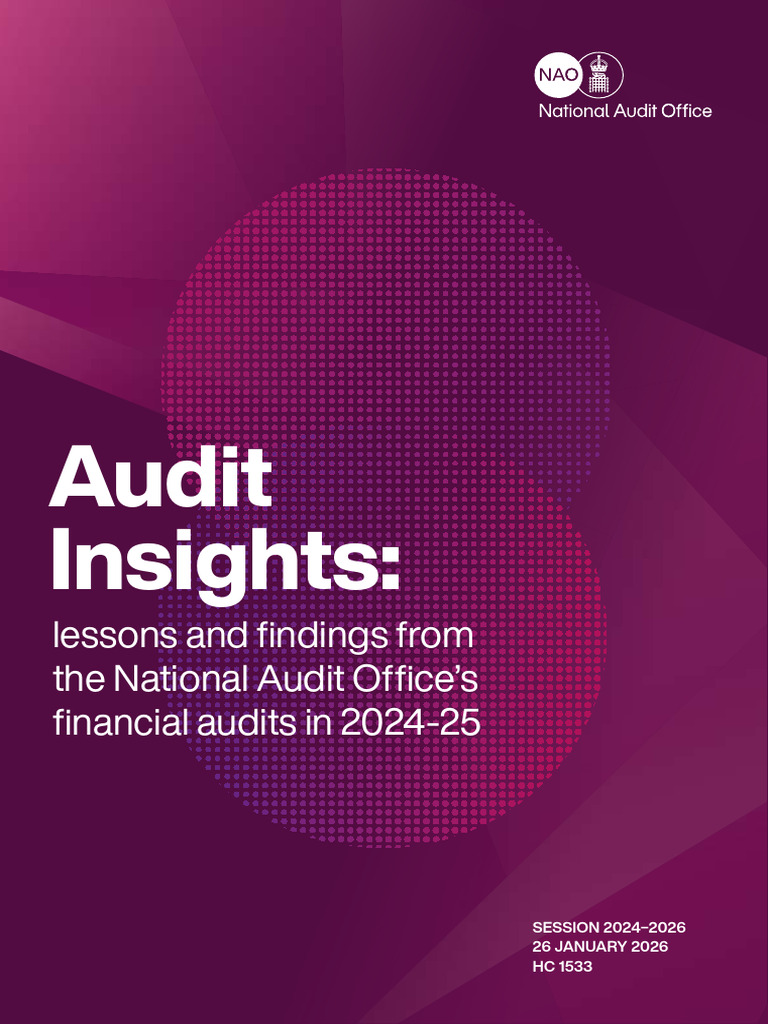 Audit Insights Lessons and Findings From The National Audit Offices ...