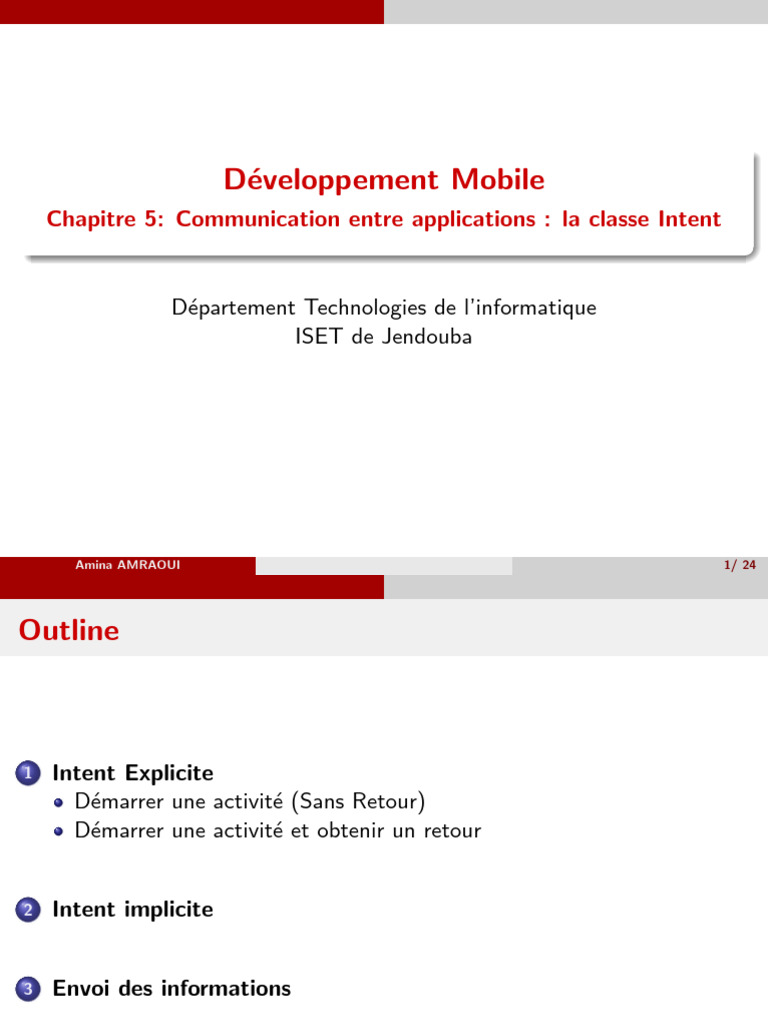 Chapitre 5 | PDF | Interface (Informatique) | Programmation informatique