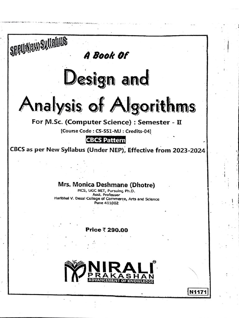 DAA Book | PDF