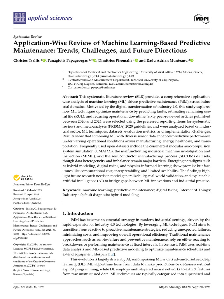 Predictive Maintenance | PDF | Machine Learning | Artificial Intelligence
