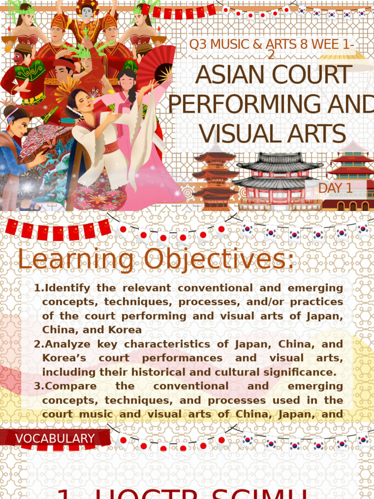 q3 Music Arts 8 Week 1 2 Asian Court Performing and Visual Arts 1 | PDF ...