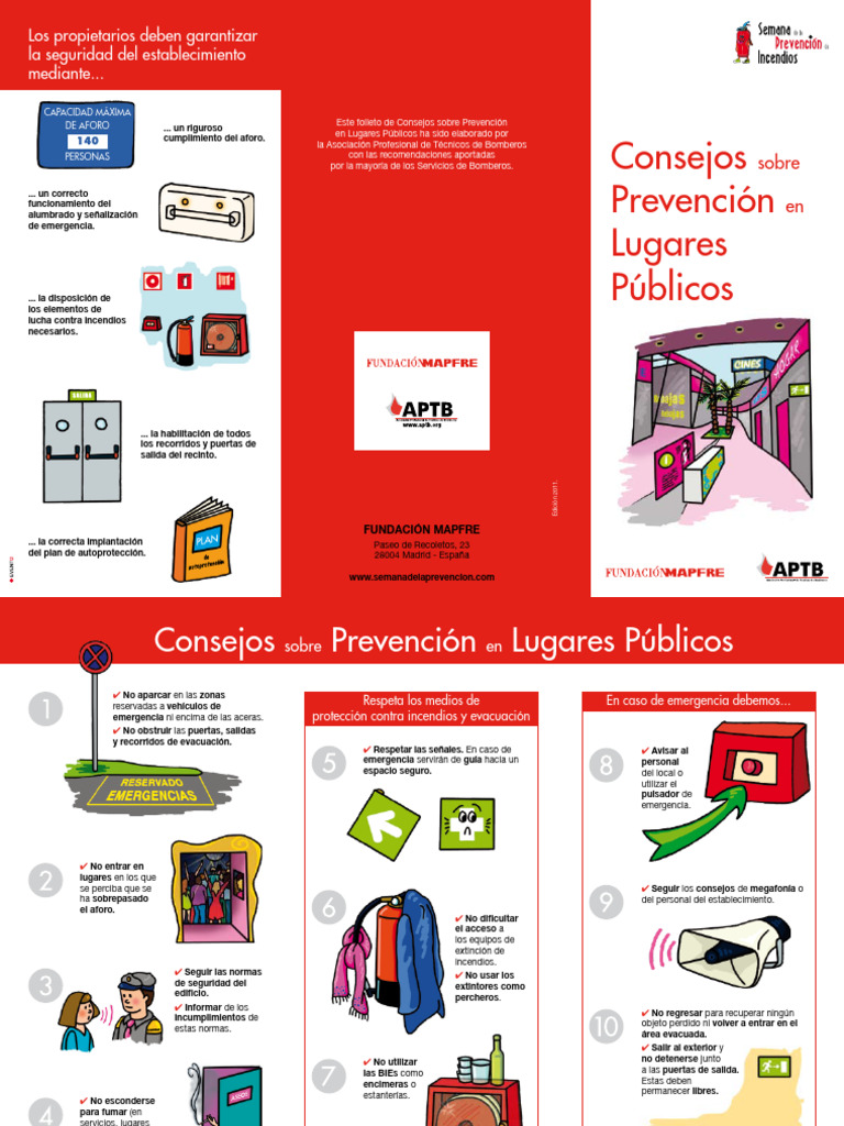 Consejos Prevencion Lugares Publicos | PDF | Protección contra ...
