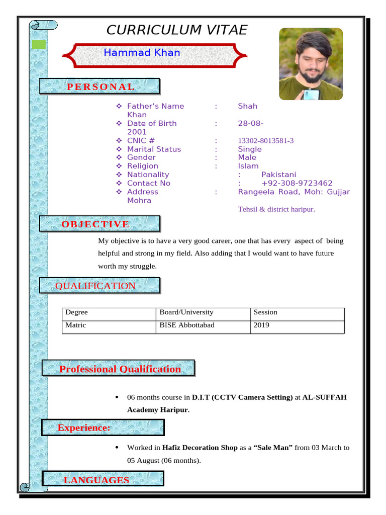 Hammad Khan | PDF