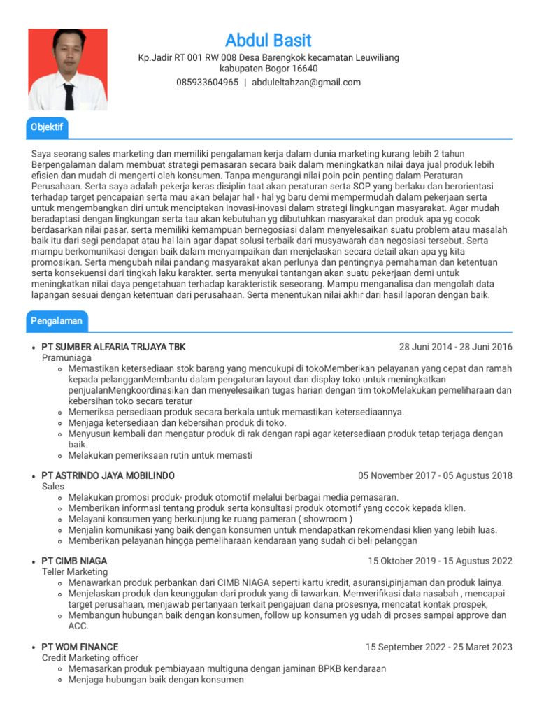 CV Abdul Basit 2025 | PDF