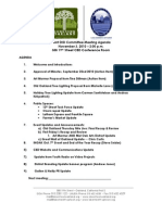 DISI Meeting November 3, 2010 Agenda