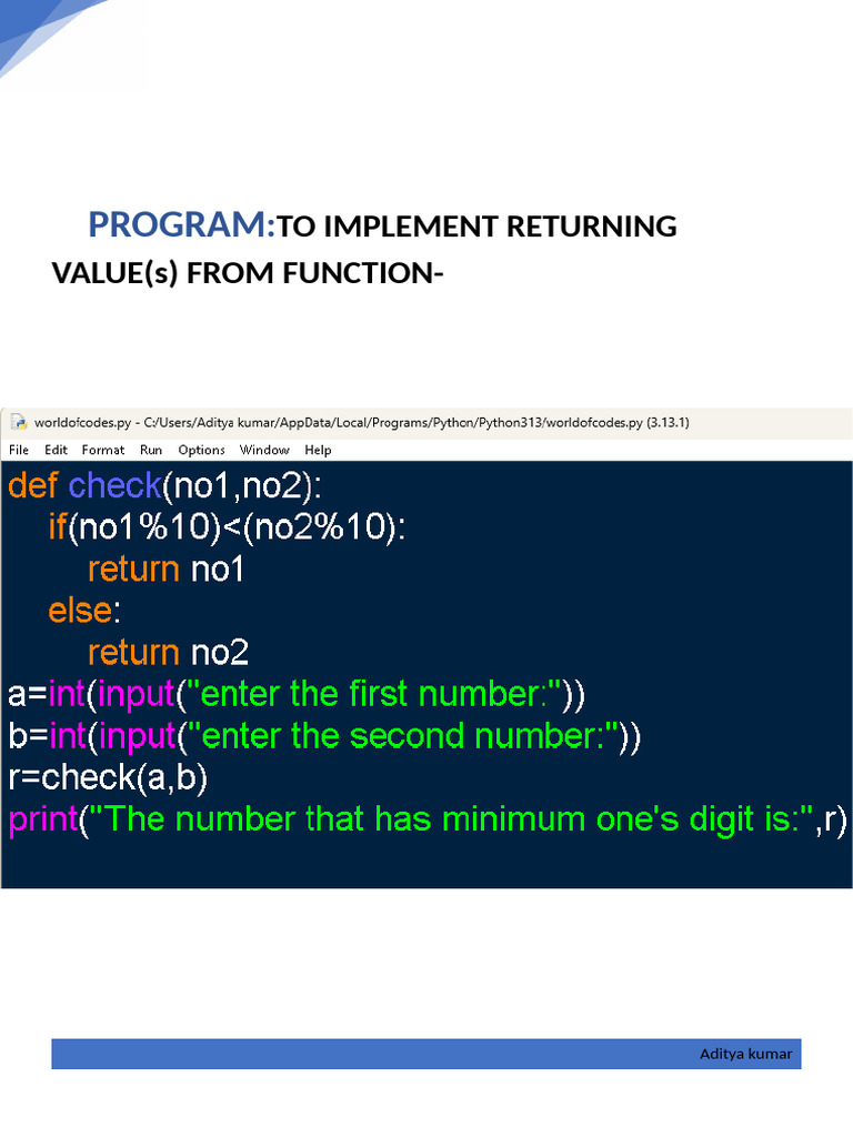 20 Codes | PDF | Python (Programming Language) | String (Computer Science)