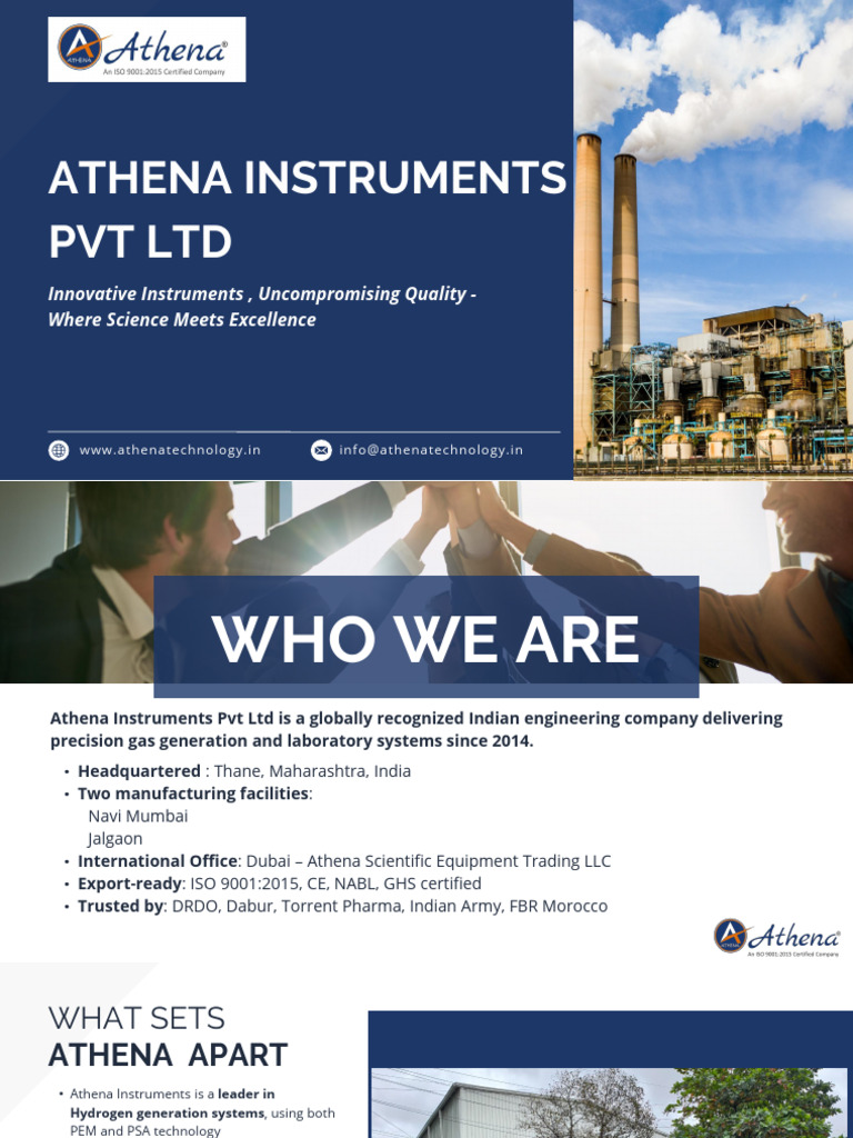 Athena Instruments PVT LTD - Introduction | PDF