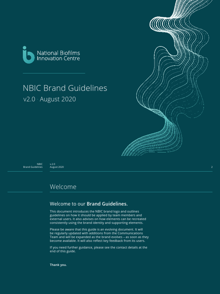 NBIC Brand Guidelines August 2020 Update | PDF | Logos | Typefaces