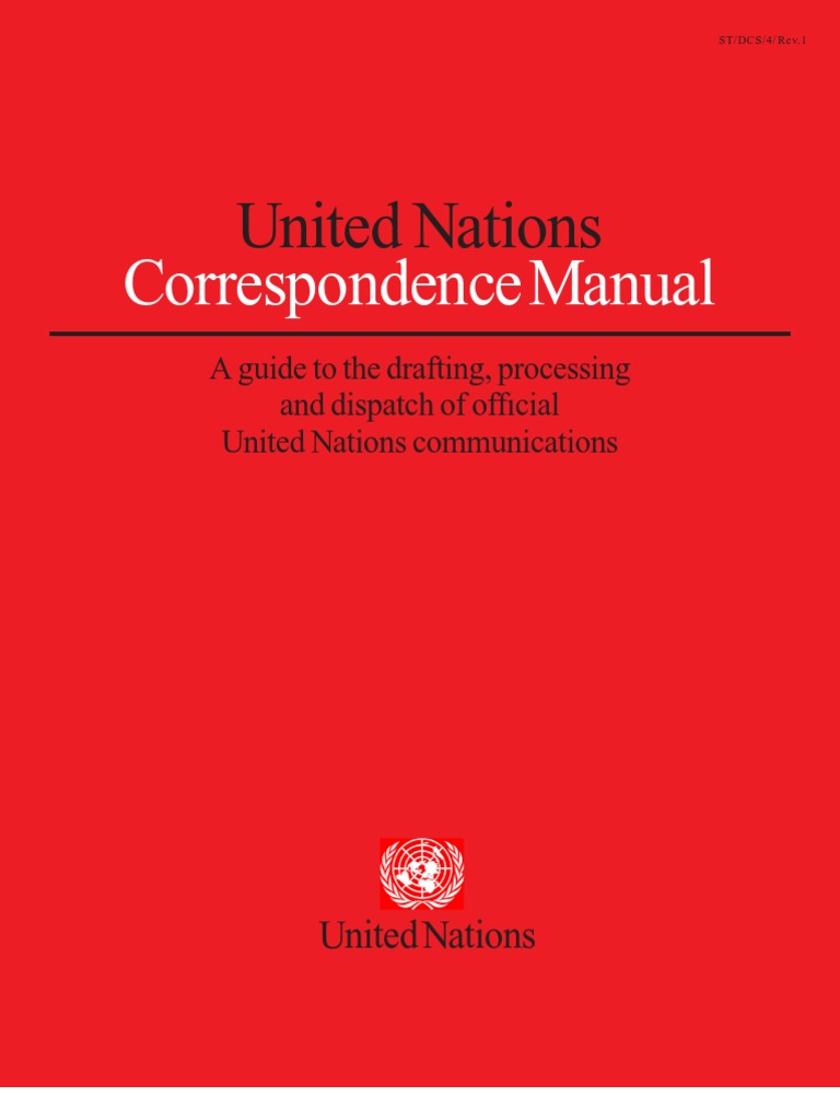 UN Correspondence Manual | Telegraphy | Mail | Free 30-day Trial | Scribd