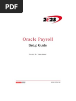 Oracle Payroll Setup Guide Tamer Kamal