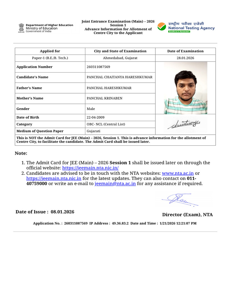 Date Form | PDF