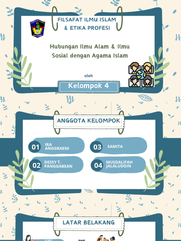 Hubungan Ilmu Alam Dan Ilmu Sosial Dengan Agama Islam | PDF