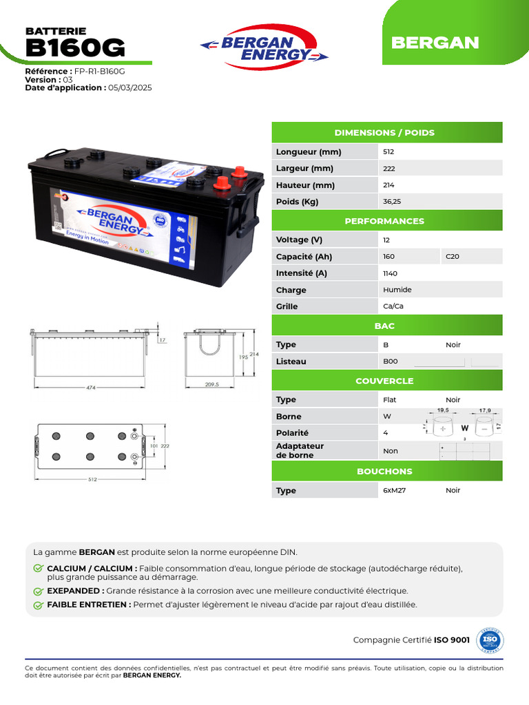 Bergan B160G-1 | PDF | Électricité