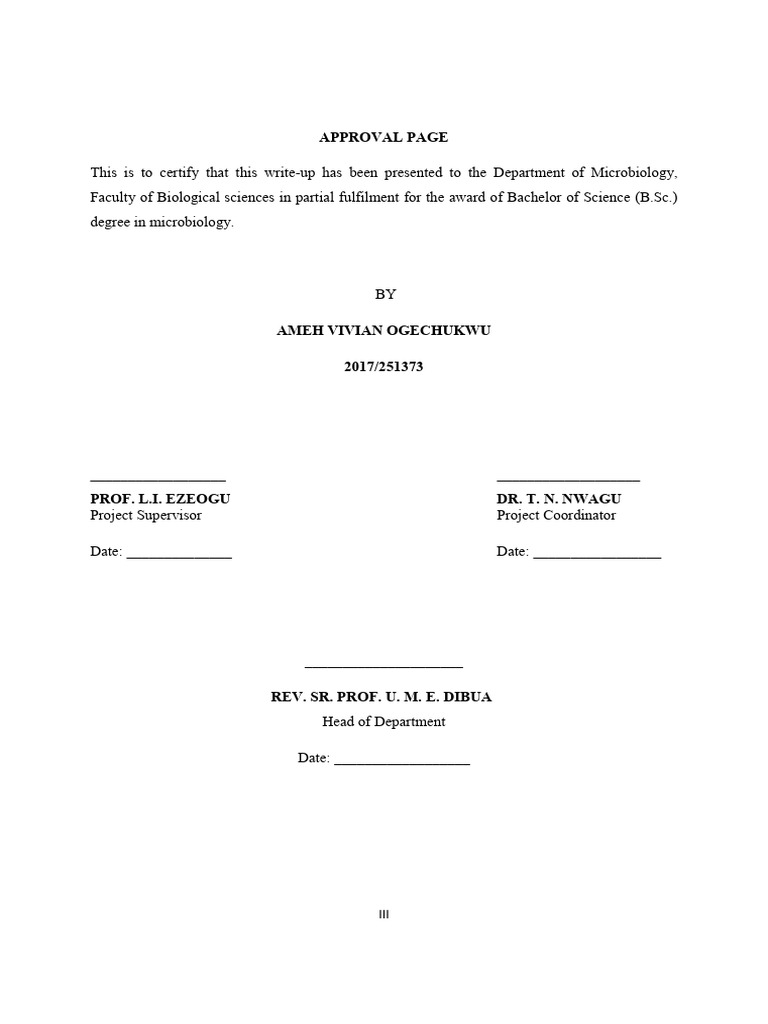 Approval Page | PDF
