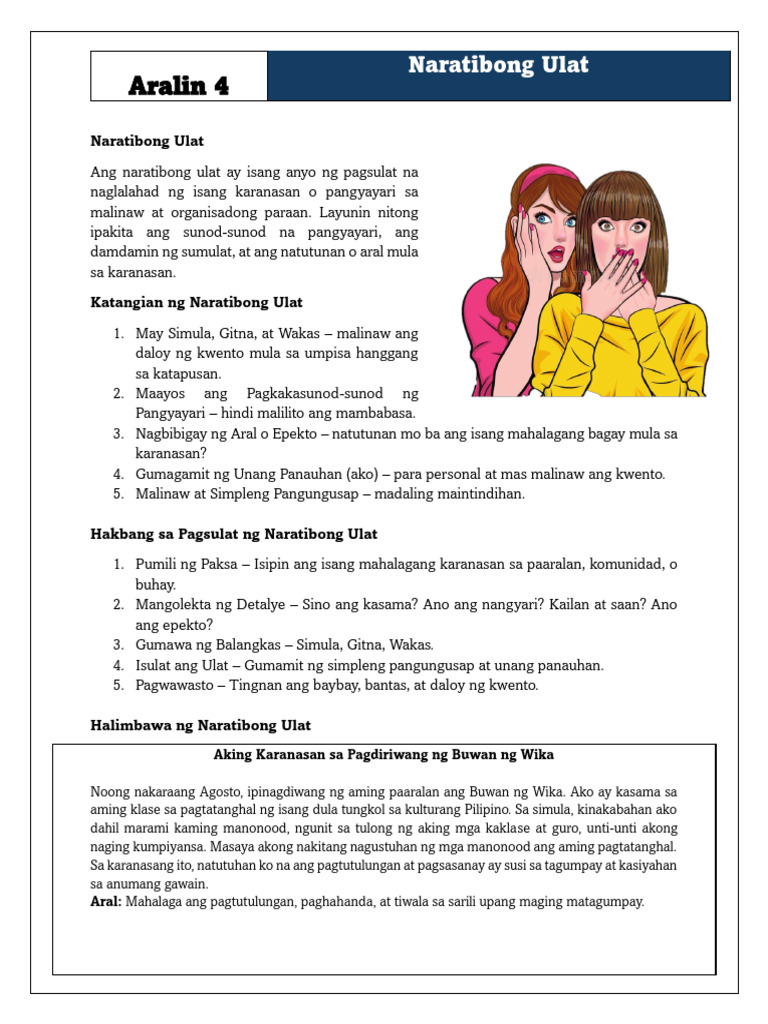 Filipino Sa Piling Larang Module OCT 14 17 | PDF