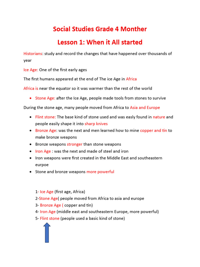 Social Studies Grade 4 Monther | PDF