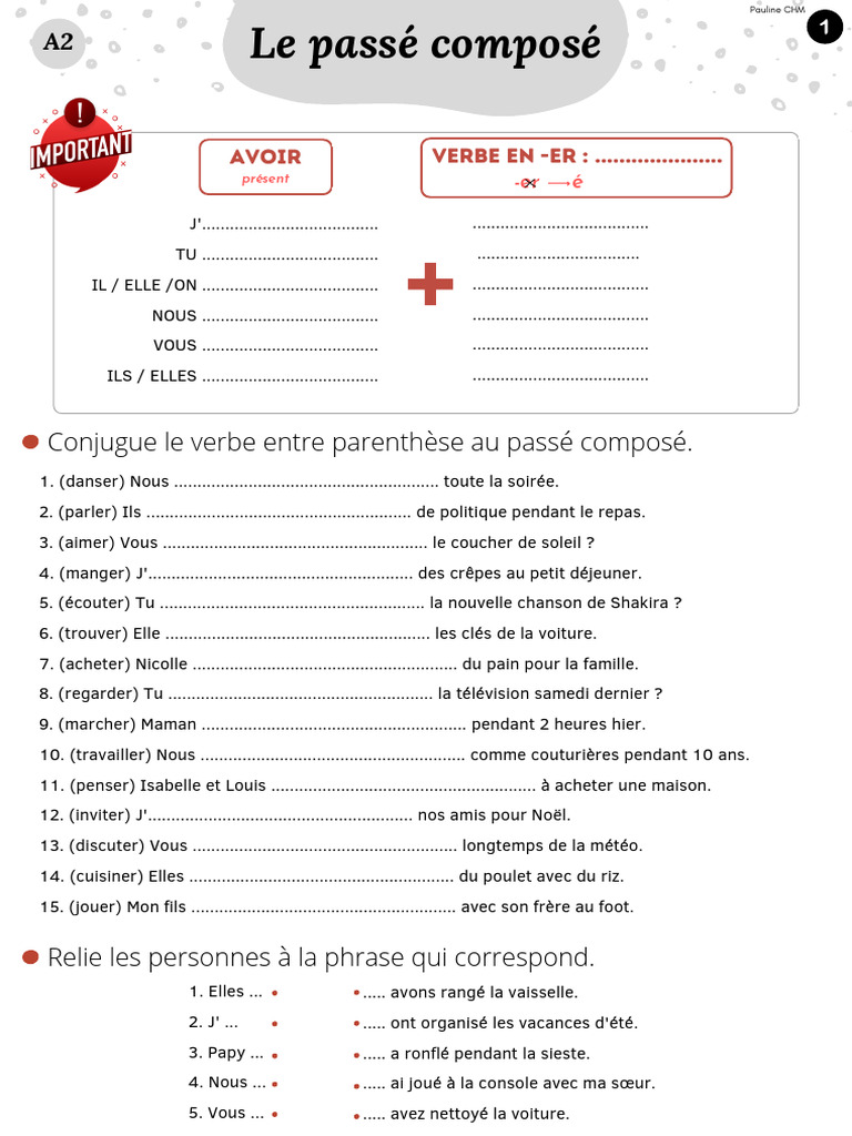 Le Passé Composé | PDF