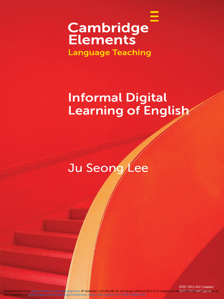 Informal Digital Learning of English | PDF | Learning | Teachers