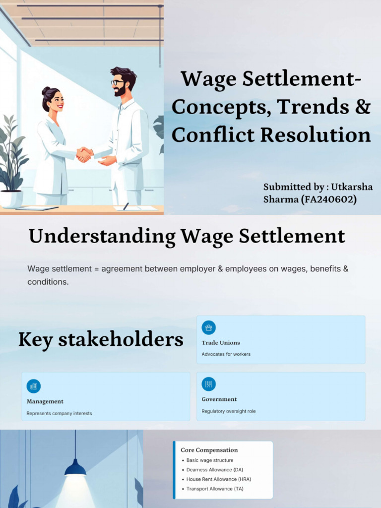 Wage Settlement Concepts Trends and Conflict Resolution.pptx Compressed ...