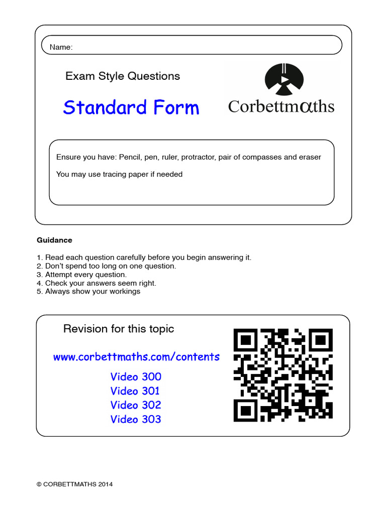 Standard Form PDF | PDF | Area | Planets