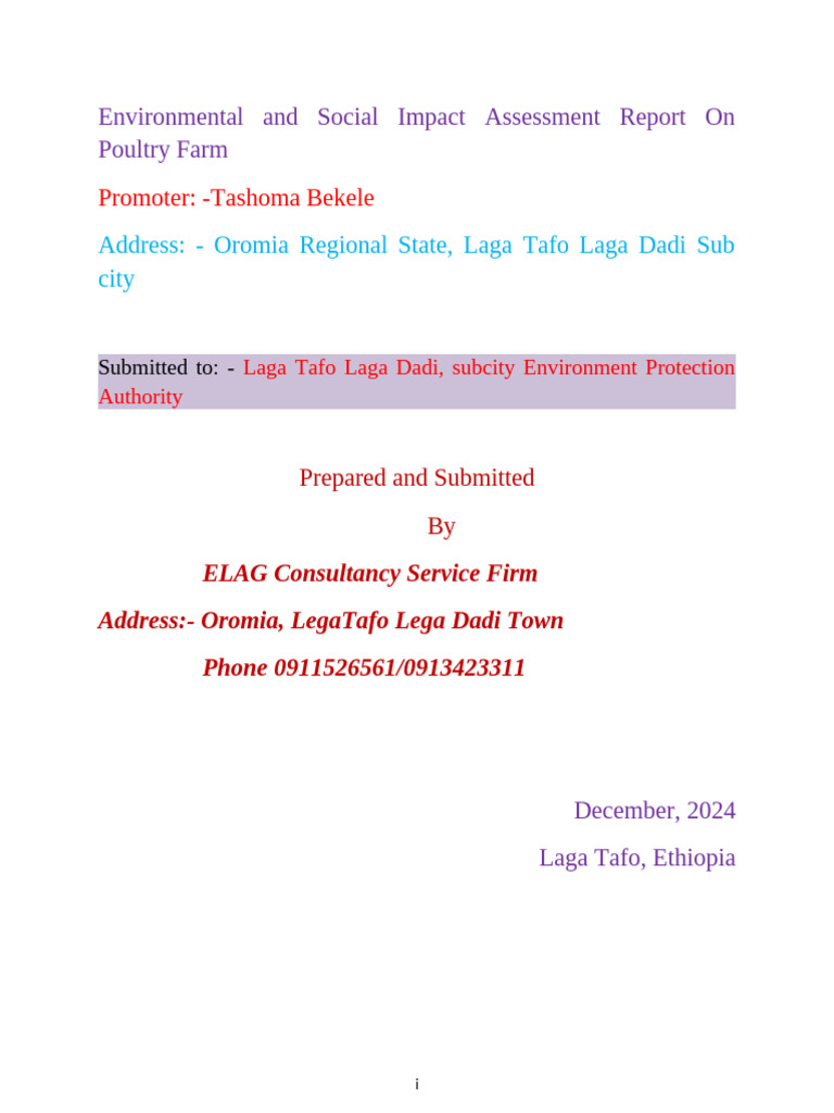Poultry Farm ESMP | PDF | Environmental Impact Assessment | Waste
