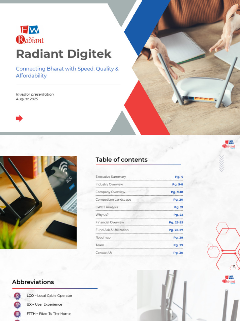 Radiant Digitek | PDF | Video On Demand | Set Top Box
