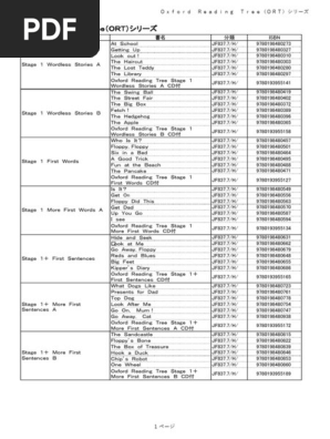 Oxford Reading Tree（ORT）シリーズ | PDF