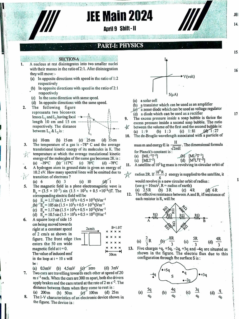 Phy Practice Paper 29th Dec | PDF | Nuclear Fusion | Neutron